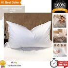 Hotel-Quality Goose Down Pillow - Soft and Supportive for Side and Back Sleepers