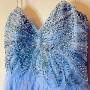 New Speechless prom dress, formal ball gown, beaded top & full tulle skirt NWT - Picture 1 of 7
