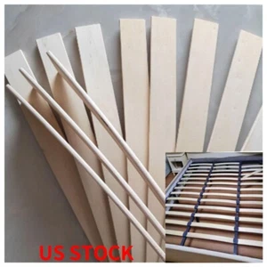 Tiras de madera de repuesto de 10 piezas listones de sofá cama accesorios de reparación doblados hágalo usted mismo EE. UU. - Imagen 1 de 11