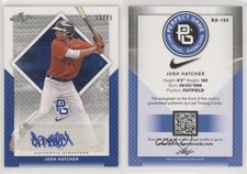 2016 Leaf Perfect Game National Showcase Blue /15 Josh Hatcher #BA-165 Auto