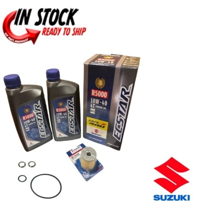 KIT DE SERVICIO DE CAMBIO DE ACEITE SUZUKI 2000-24 DR-Z400 2003-14 LT-Z400 06-11 LT-R450 OEM Foto 1 de 4