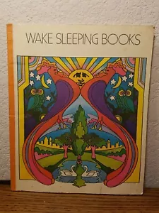 1972 Houghton Mifflin WAKE SLEEPING BOOKS AWESOME 70's GRAPHIC - Picture 1 of 12