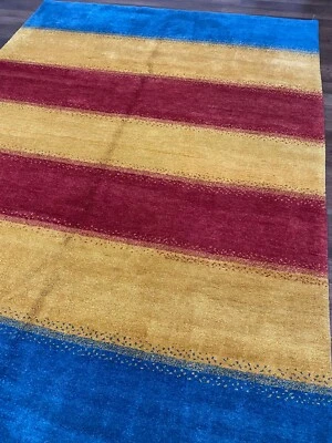 Fine Quality Handmade Nepalese Tibetan Modern Rug,Thick Pile,Natural Dyes 8'x11' - Image 1 of 4