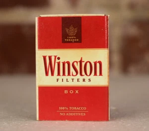 Vintage Winston Cigarettes Box of Wood Matches Advertising - Picture 1 of 5