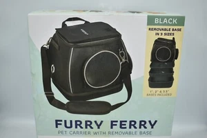 HTF Katziela Pet Carrier Furry Ferry 3 Base Airline Approved Dog Cat Expands New - Picture 1 of 14