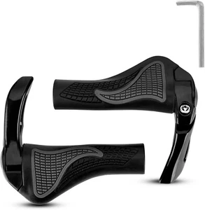 ROCKBROS MTB Mountain Bicycle Bike Handlebar Hnadle Grips Lock On Shockproof - Picture 1 of 9