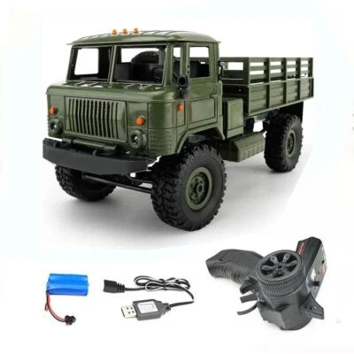 WPL B24 Green/Blue RC Truck SET 4WD 1/12 Off-road Crawler Car Assemble Toy Set - Image 1 of 4