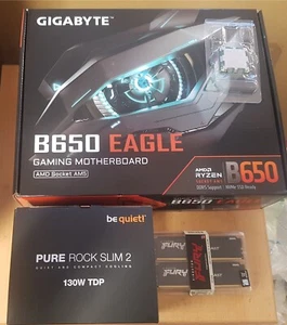 Kit de mise à niveau Bundle AMD Ryzen 7 7700 AM5 Gigabyte MB B650M Eagle et 16 Go DDR5 - Photo 1/5