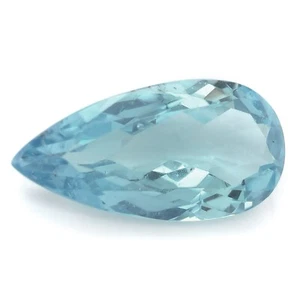 Aquamarin Edelstein natürlicher Aquamarin locker aquablauer Edelstein 4,48 Karat - Bild 1 von 3