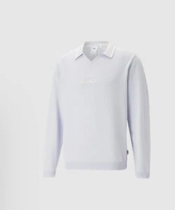 Puma MMQ Drill Top Spring Lavender Men Long Sleeve 537995-68 Size M - Picture 1 of 5