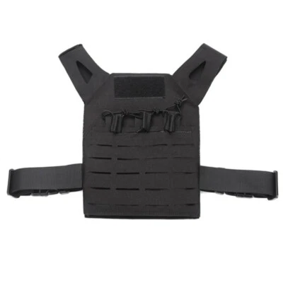 Outdoor CS Tactical Molle Protective Vest for Kids Airsoft Combat Plate Carrier - Image 1 of 4
