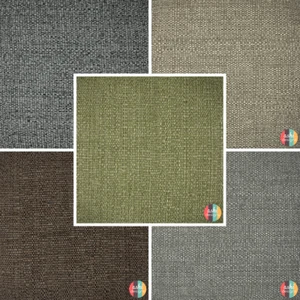 Basket Weave Woven Fabric Upholstery Material Craft Cushion Furnishing FR BS7177 - Picture 1 of 13