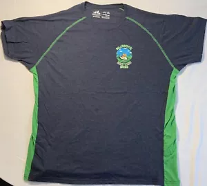 Seabrook Lucky Trails 2020 Running Marathon Gray T Shirt Size XL - Picture 1 of 4