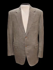 Blazer Canali Mezcla de Lana de Seda Para Hombres Chaqueta de 2 Botones 40L Italia 50L Saks Fifth Ave - Imagen 1 de 23