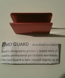 CARD GUARD - ANODIZED RED - Picture 1 of 2
