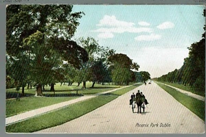 LAWRENCE VON DUBLIN POSTKARTE PHOENIX PARK SEPT 1907 - Bild 1 von 2