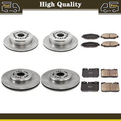 Juego de 6 pastillas de freno rotores de disco para Lexus LS400 4,0 L_ Foto 1 de 4