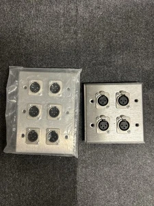 TECNEC Wpl-3103 Triple Gang, Wpl-2111 Double Gang Xlr Connection 3-pin Male - Picture 1 of 11