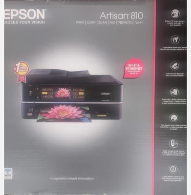 Printer Epson Artisan 810 Photo Print Copy Scan Fax All-in-One - Image 1 of 2