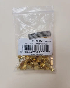 ATC FUSE TAP 100pcs GOLD FTATC - Picture 1 of 5