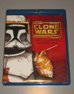 Star Wars The Clone Wars - The Complete Season One Blu Ray 3-Discs OOP - Picture 1 of 4