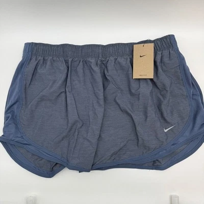 Nike Dri-FIT Running Shorts Women's XXL 2XL Gray Athletic Gym Workout - Image 1 of 4