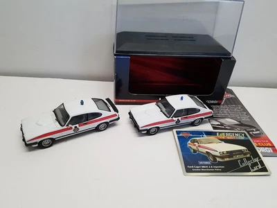 2x Corgi Vanguards VA10802 Ford Capri MK3 2.8 Greater Manchester Police G. Boxed - Image 1 of 4