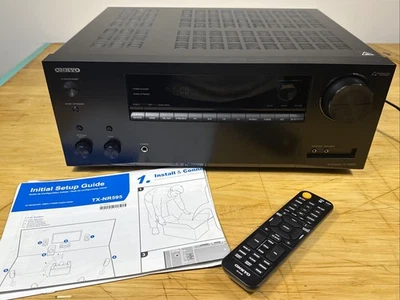 Onkyo TX-NR595 7.2-Channel Smart AV Receiver, 4K Ultra HD and AirPlay 2 - Image 1 of 4