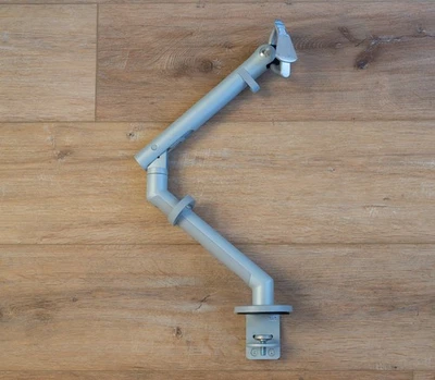 Herman Miller CBS FLO Swivel Monitor Arm Clamp Mount - Silver - Image 1 of 4