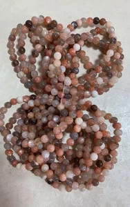 wholesales 12pcs 6mm Natural colorful moon stone  bracelet - Picture 1 of 1