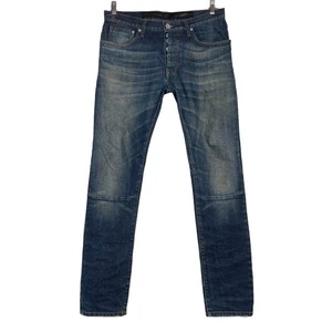 Ben Taverniti Unravel Project Straight Jeans 35 x 36 SIZE 32 RUNS LARGE Blue - Picture 1 of 16