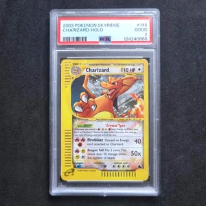 2003 Charizard Crystal #146/144 Skyridge Secret Holo - Pokémon TCG English PSA 2 - Bild 1 von 10