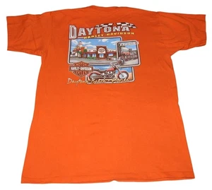 T-shirt vintage 2004 Harley-Davidson Daytona Beach Bike settimana tasca grande USA - Foto 1 di 7