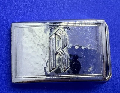 Пряжка для ремня в стиле ар-деко с буквой инициалом R монограммой от Hickok - Изображение 1 из 4