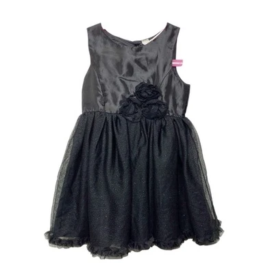 Vestido de vacaciones negro H&M para niñas pequeñas Foto 1 de 4