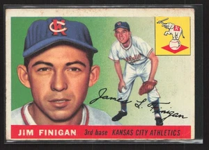 1955 Topps #14 Jim Finigan - VG/EX Set Break! RC - Picture 1 of 2