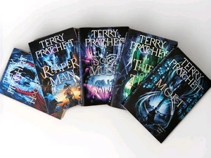 DISCWORLD: The Death Collector's Series Terry Prachett (5) Paperback Books New - Picture 1 of 5