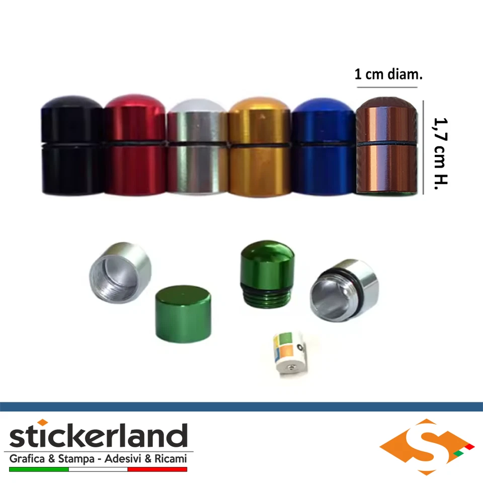 Contenitore nano magnetico di metallo con calamita Geocache Geocaching (1 pezzo) - Immagine 1 di 1