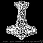 Thors Hammer Mighty Mjolnir Viking Warrior Thor Old Norse Mythology Shirt Nft174