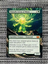 Omnath, Locus of Mana MTG Magic Commander Collection Hand Painted Altered Art v