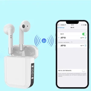 Wireless Bluetooth 5.3 In-Ear Earphones Battery LED Display for iPhone Samsung - Picture 1 of 10