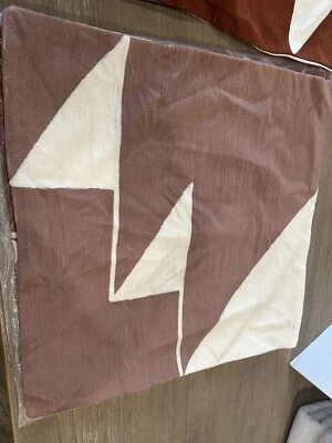 West Elm Crewel Steps  24"  Pillow Cover Pink Stone - Image 1 of 2