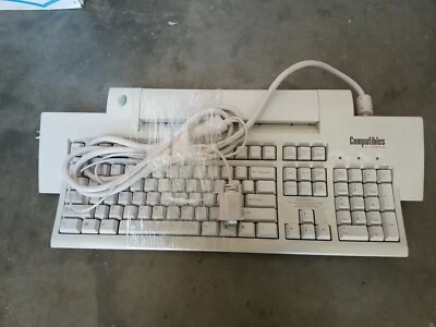 Scanner Keyboard  Compatibles By Compaq - Model #RT6L5CTW - Clicky - Untested  - Image 1 of 4