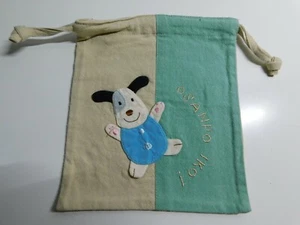 [ Hikosen Cara ] Small Pouch Very Cute Tote Bag 6" x 7" inch #6 - Picture 1 of 2