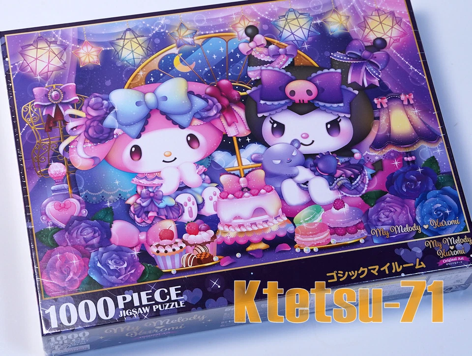 Jigsaw Puzzle SANRIO series My melody Kuromi 1000 pieces Japan BEVERLY 1000-016 - Image 1 of 2