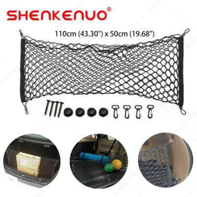 Car SUV Envelope Style Trunk Cargo Net Storage Organizer Universal Bag Hook New — 第 1/4 张图片