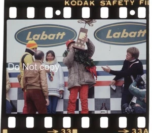 GILLES VILLENEUVE FERRARI 312T3 WINS CANADIAN GP 1978 35MM NEGATIV FOTOGRAFIE - Bild 1 von 3