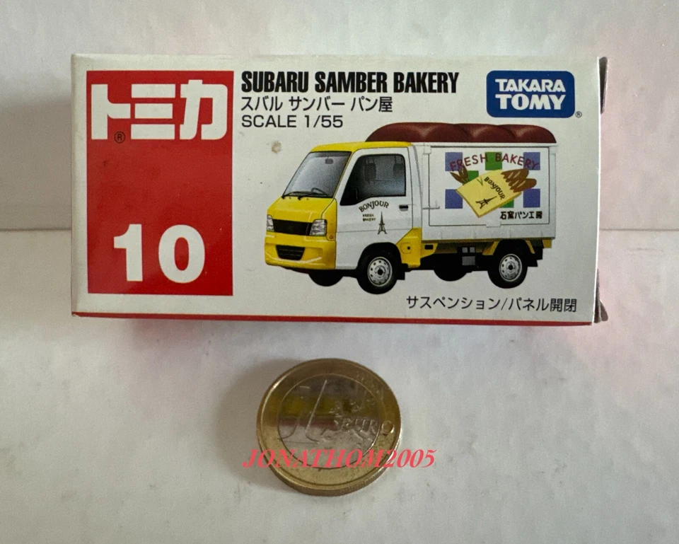 TOMICA TAKARA TOMY N° 10 - SUBARU SAMBER BAKERY 1/55° - Immagine 1 di 1