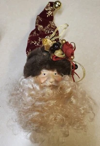 Vintage Porcelain Santa Clause Head - Picture 1 of 3