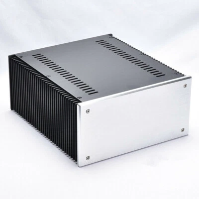 BZ2412A All Aluminum Class A Power Amplifier Housing Audio Amp Chassis DIY Case - Image 1 of 4
